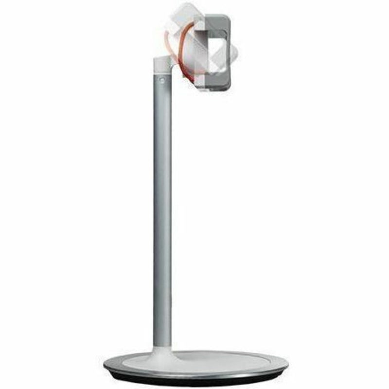 CTA Digital Desktop Tablet Stand â€“ CTA Adjustable Desktop Tablet Stand with Sturdy Weighted Metal Base and 360-Degree Rotation Headpiece â€“ Compatible with Smartphones and Tablets 4.7- 12.9 Inches (PAD-HADTS) - Image 2